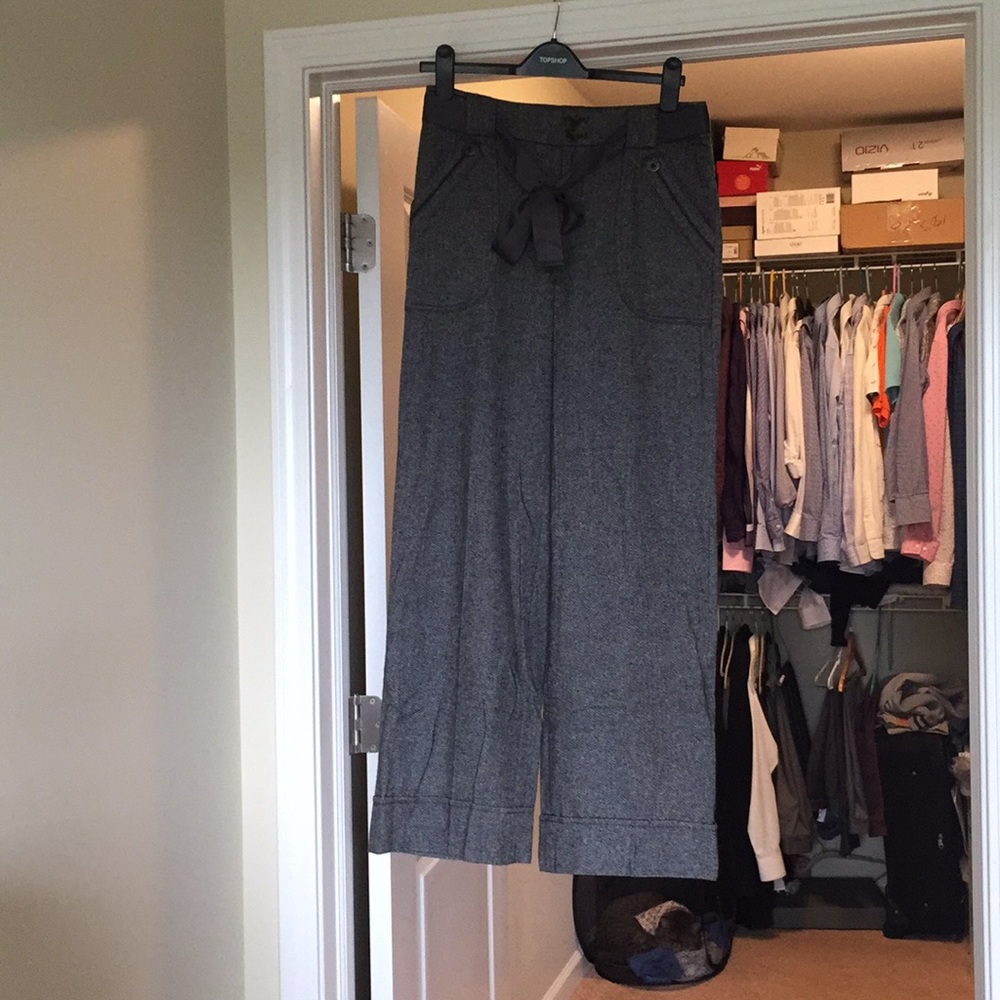 Anthropologie wide-leg full-length pants